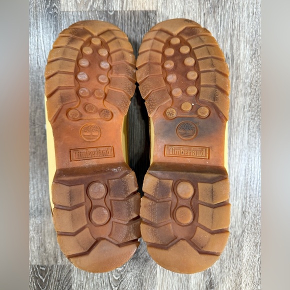 Timberland Euro Dub Ankle Leather Lace Up Boots 85112 Men Size 12M Tan White - Picture 7 of 10